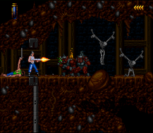 The details in Blackthorne were not often found in other SNES games.